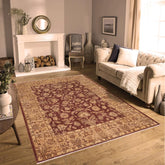 handmade Traditional Kafkaz Brown Tan Hand Knotted RECTANGLE 100% WOOL area rug 8 x 10